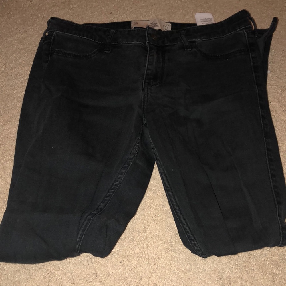 Hollister 5R black jean leggings